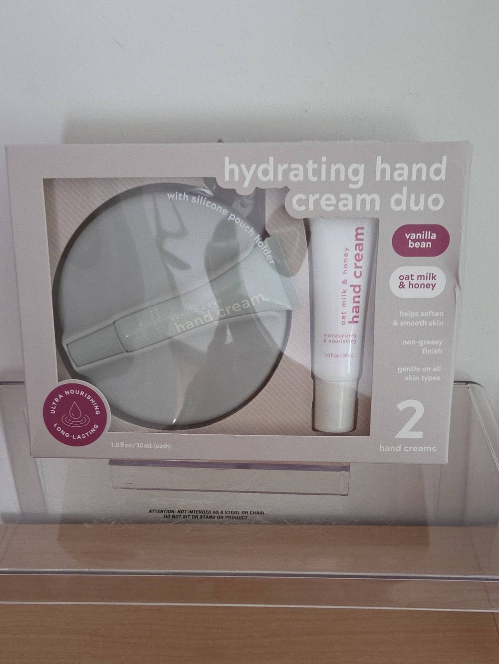 Hydrating Hand Cream Duo - Vanilla Bean & Oat Milk & Honey, NIP